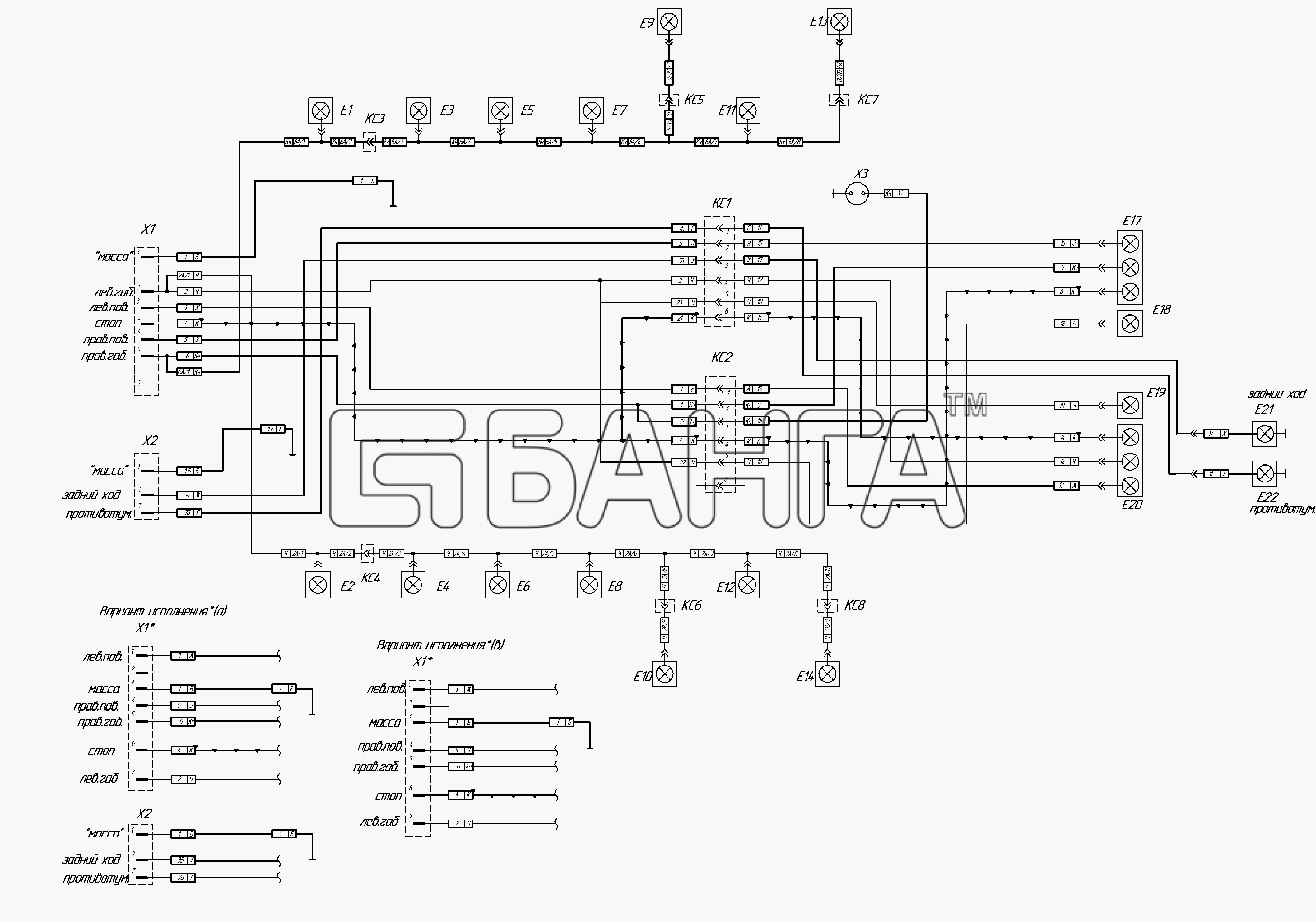 НефАЗ НефАЗ-9334 (2008) Схема Схема электрическая соединений-54